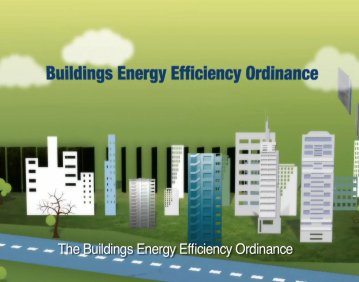 Buildings Energy Efficiency Ordinance